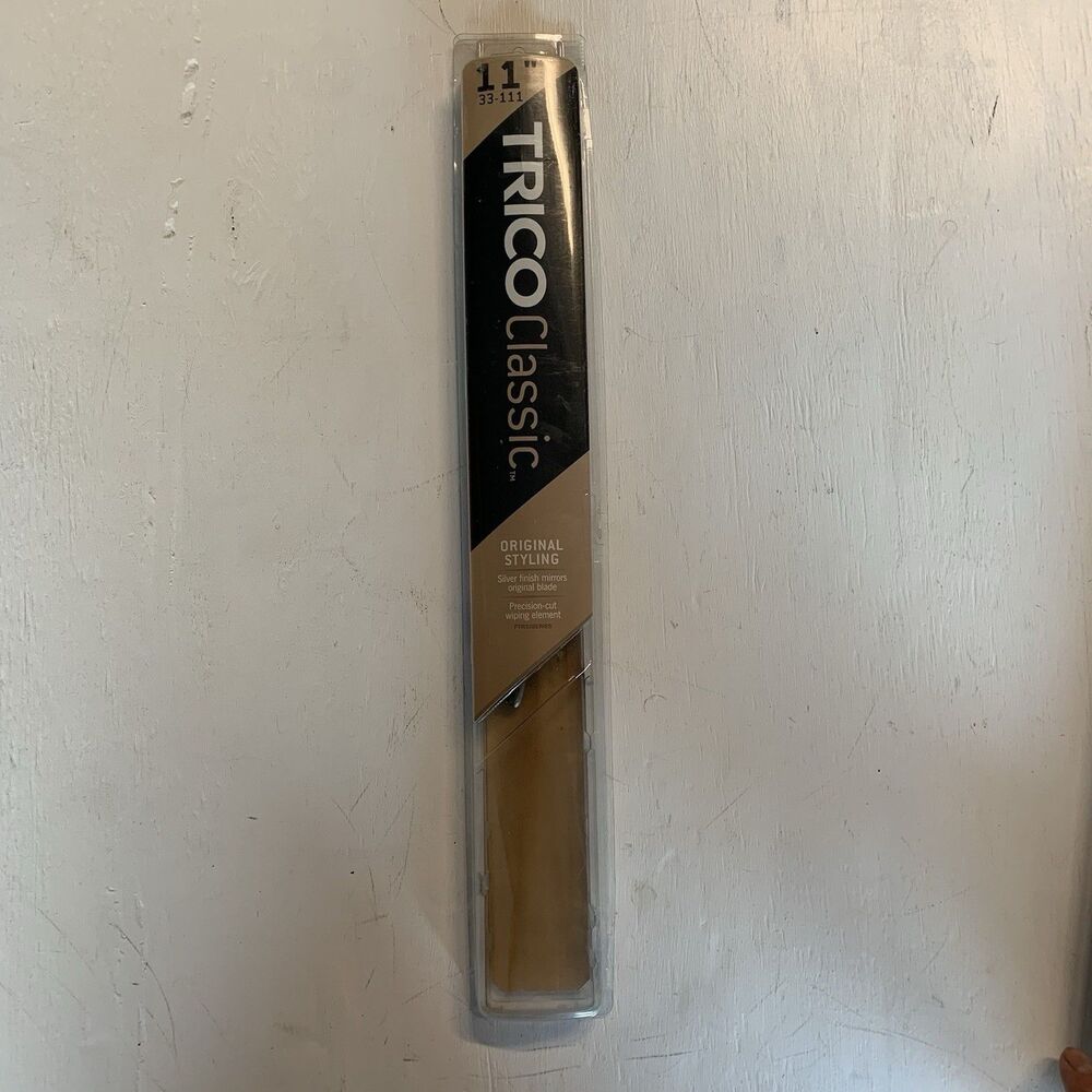 TRICO 33-111 Classic Wiper Blade 11" Antique AUTO Vintage Styling Silver Finish